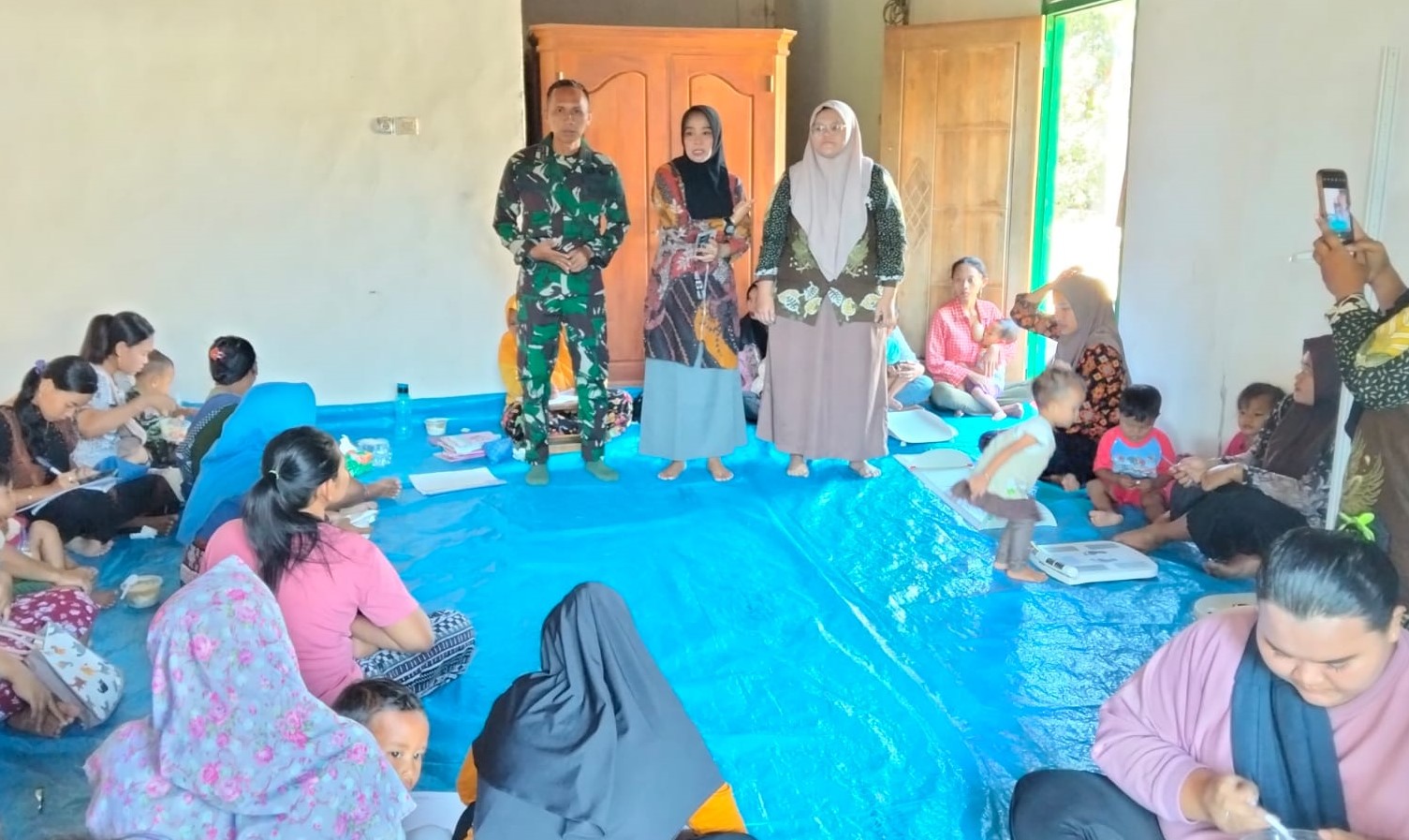 TMMD 125 Bojonegoro, Kolaborasi Bersama Turunkan Angka Stunting