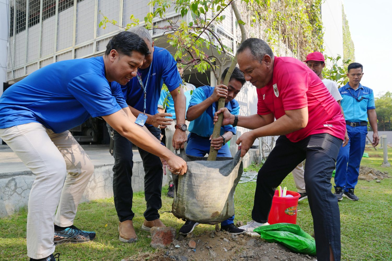 Peringatan HUT RI : Pelindo Petikemas Tanam Seribu Pohon Hijaukan Area Kerja