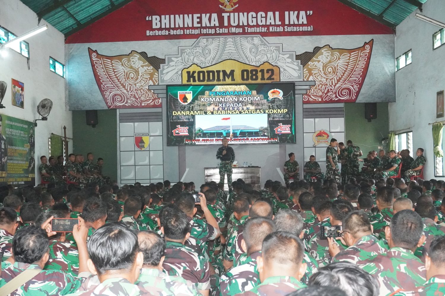 Berikan Instruksi Khusus Kawal 474 Titik KDKMP, Dandim Lamongan Kumpulkan Danramil dan Babinsa