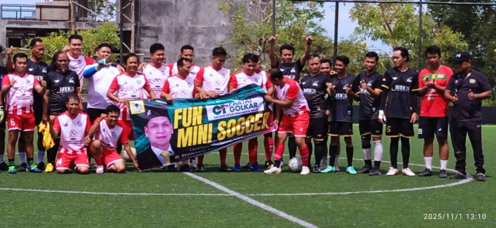 Partai Golkar Rayakan HUT ke-61 Gelar Turnamen Mini Soccer