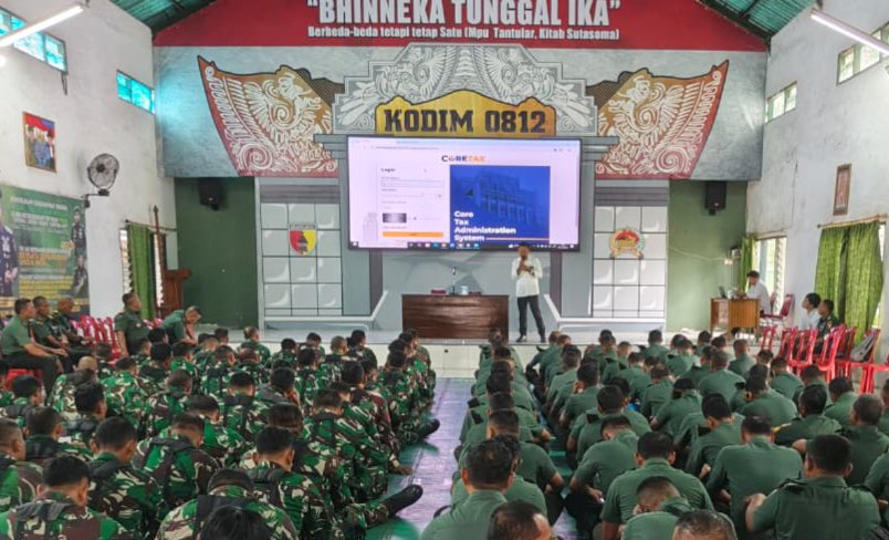 Kodim Lamongan Kaji Sistem Pelaporan SPT Via CTAS