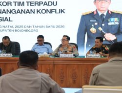 Kapolres Tegaskan Polres Bojonegoro Siap Amankan Natal dan Tahun Baru