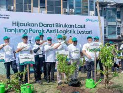 Pelindo Sub Regional Jawa Gelar Penanaman 5.000 Pohon Serentak di Jl. Laksda M. Natsir, Wujudkan Kawasan Pelabuhan yang Hijau dan Tertata