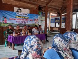 Babinsa Koramil 0812/24 Sukorame Dampingi Pembukaan Sekolah Orangtua Hebat di Desa Wedoro