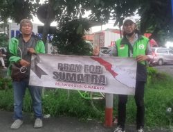 Aksi Peduli Bencana Sumatera, Ojol Surabaya Bergerak