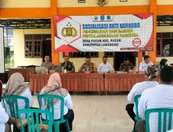 Pj Danramil 0812/26 Pucuk Bersama Muspika Hadiri Sosialisasi Pencegahan dan Bahaya Narkoba di Balai Desa Pucuk