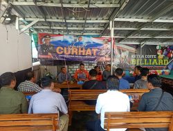 Polres Lamongan Gelar Jumat Curhat Bersama BPBD, Bahas Kesiapsiagaan Bencana Musim Hujan