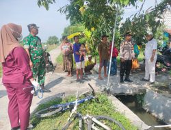 PAMAPTA Polres Lamongan Datangi TKP Penemuan Jenazah Perempuan di Area Tambak Desa Sukoanyar