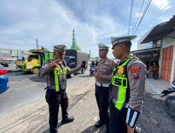 Satlantas Polres Lamongan Sisir dan Lakukan Pengecekan Jalur Alternatif Jelang Natal 2025 dan Tahun Baru 2026