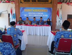 Sinergi Muspika Turi: Danramil 0812/03 Hadiri Rakor Kades untuk Percepatan Pembangunan dan Swasembada Pangan