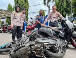 Polres Kediri Kota Tetapkan Sopir Bus Sebagai Tersangka Penyebab Laka Beruntun di Muning