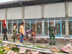 Dandim 0812/Lamongan Pantau Perkembangan Progres Pembangunan Koperasi Desa Merah Putih 
