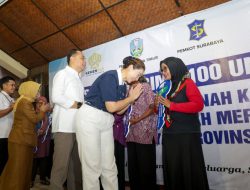 Wujudkan Hunian Layak, Wali Kota Eri Serahkan 100 Unit Rumah “Merah Putih” Hasil Kolaborasi Bersama Yayasan Buddha Tzu Chi