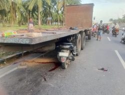 Satlantas Polres Sergai Diminta Pasang Rambu Larangan Parkir di Jalinsum