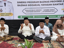 Pemkab Sidoarjo, Baznas Sidoarjo, Baznas Jatim dan Yayasan Siantar Top  Santuni Anak Yatim