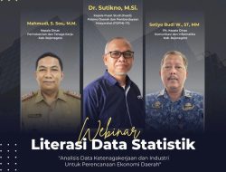 Kominfo Bojonegoro Gelar Webinar Literasi Data Statistik