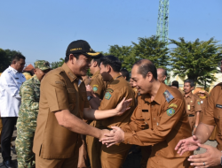 Bupati Sidoarjo Subandi Gelar Apel Dan Halal Bihalal