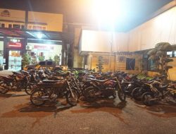 Patroli Besar Polres Lamongan Sasar Knalpot Brong, 64 Motor Ditilang dalam Semalam