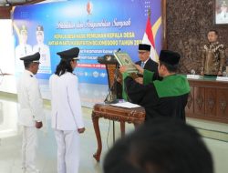 Pelantikan Kades PAW di Bojonegoro, Bupati Minta Rangkul Seluruh Masyarakat