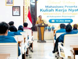 Bupati Setyo Wahono Sambut 200 Mahasiswa KKN Unair, Dorong Inovasi Bangun Desa di Bojonegoro