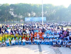 Alun-Alun Bojonegoro Dipenuhi Ribuan Guru TK dan Murid, HUT IGTKI ke-76 Berlangsung Meriah