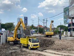 Pemkot Surabaya Lanjutkan Pelebaran Jalan Raya Menganti Sepanjang 950 Meter Tahun Ini