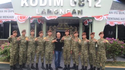 Dandim 0812/Lamongan Letkol Inf Deni Suryo Sambut Kunjungan OJT 10 Taruna Akmil di Makodim