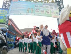 Keceriaan Dan Kebersamaan Mewarnai Pesta Olahraga Dan Lomba Di TK Kartika IV-46 Lamongan