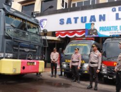 Polres Lamongan Cek Kesiapan Personel Dan Perlengkapan PHH Siap Hadapi Situasi Kontingensi
