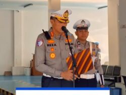 Apel Pagi Dipimpin Langsung Dirlantas Polda Sumbar