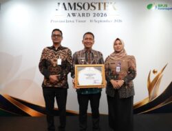 Bojonegoro Raih Juara II Jamsostek Award Jatim 2026, Perlindungan Pekerja Terus Diperluas