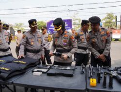 Kapolres Yenni Pimpin Apel Kesiapsiagaan, Peralatan Dalmas hingga Ranmor Dinas Diperiksa