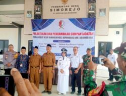 Pemdes Simorejo Lantik Dua Perangkat Desa, Perkuat Pelayanan kepada Masyarakat