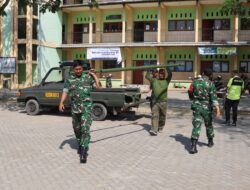 Kodim 0813 Bojonegoro Bangun Sarana Olahraga Militer, Siapkan Santri Jadi Prajurit TNI