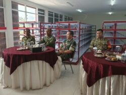 Dandim 0812/Lamongan Ikuti Vicon Perkembangan KDKMP Bersama Wakil Panglima TNI
