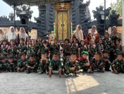Ketua Persit KCK Cabang XXVII Dim 0812 Lamongan Apresiasi TK Kartika 46 