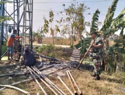 TNI Manunggal Air dan Babinsa Koramil Sarirejo Amankan Sumber Air Bersih untuk Warga Besuki