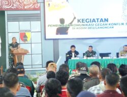 Kodim 0812/Lamongan Gelar Pembinaan Komunikasi di Aula Kadet Suwoko