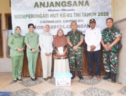 Dandim 0812/Lamongan Gelar Anjangsana ke Purnawirawan dan Warakawuri