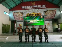 Kodim 0812/Lamongan Gelar Wasgiat Katpuan Apkowil Tersebar
