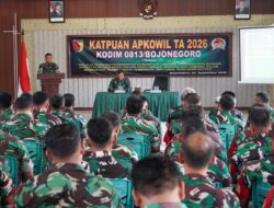 Kodim Bojonegoro Gembleng Apkowil: Pertajam Kemampuan Teritorial yang Unggul, Modern dan Humanis