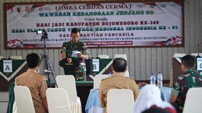 Semarak HJB dan HUT TNI 2026, Pemkab bersama Kodim Bojonegoro Gelar LCC Wawasan Kebangsaan