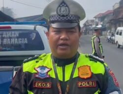 Sat PJR 2 Ditlantas Polda Sumbar Lakukan Pemantauan Langsung di Simpang Batu Palano