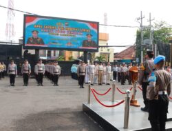 Polres Lamongan Gelar Apel Satgas Pre-Emptive Strike Polisi Jogo Sekolah