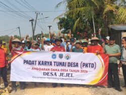Sinergi TNI dan Rakyat,Babinsa Koramil 0812/06 Ngimbang Bersama Warga Gelar Karya Bakti PKTD